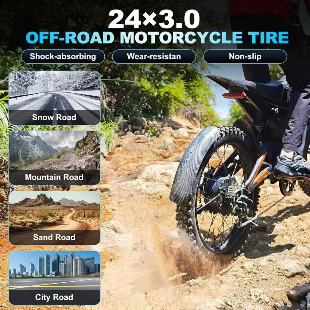 Ride Revolt T2000 Electric E-Moto (3000W Peak)