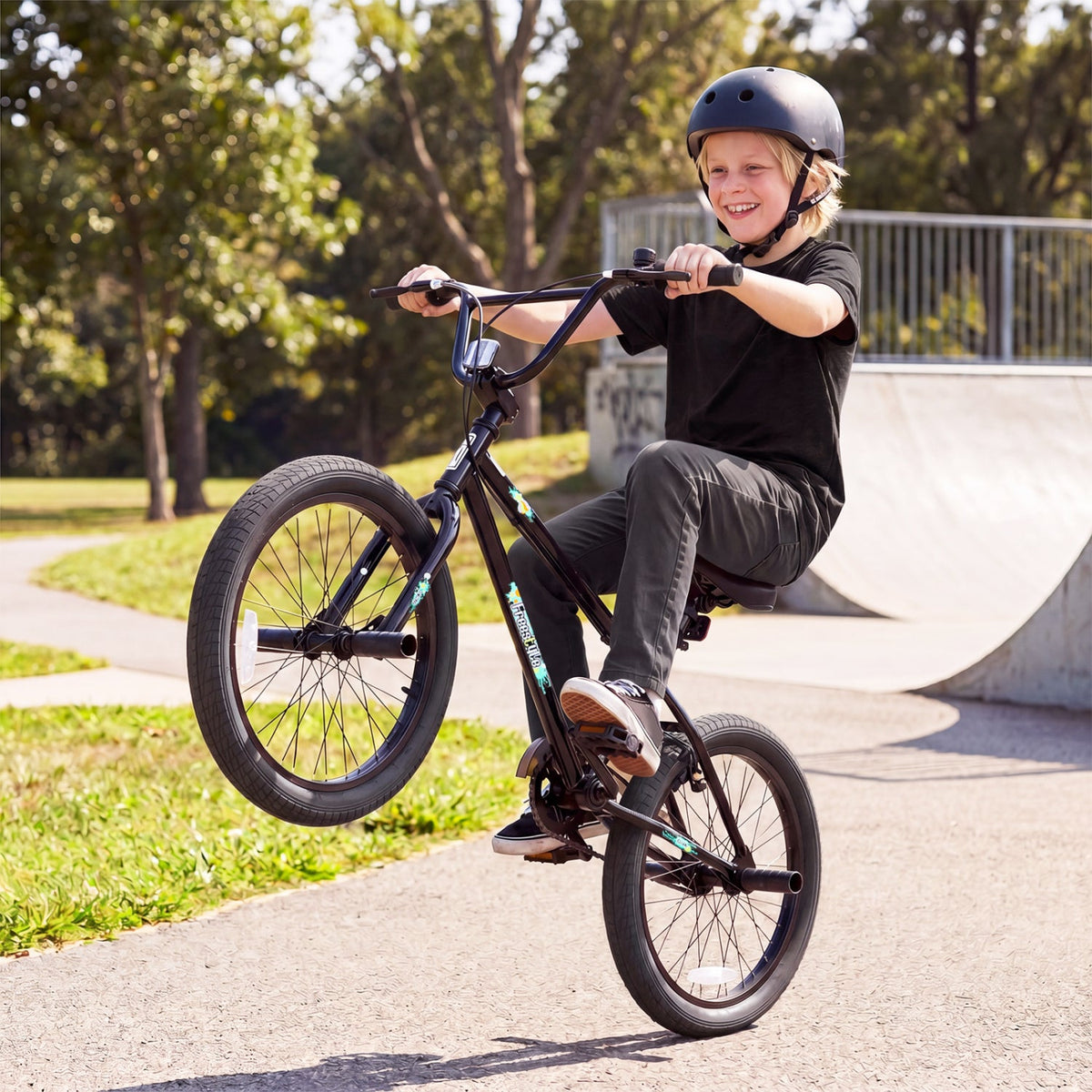 20-Inch BMX Trick Bike with 360° Steering