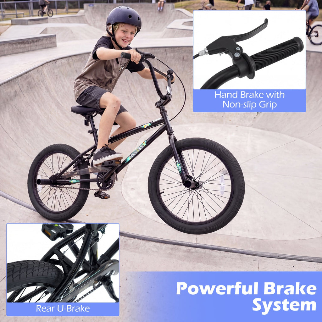 20-Inch BMX Trick Bike with 360° Steering