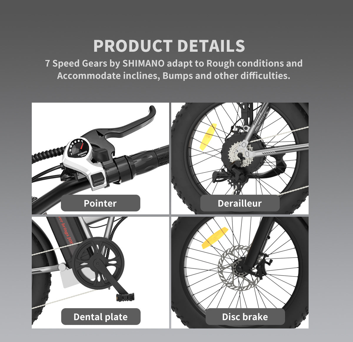 750W Folding Fat-Tire Electric Bike — 48V 12.5Ah