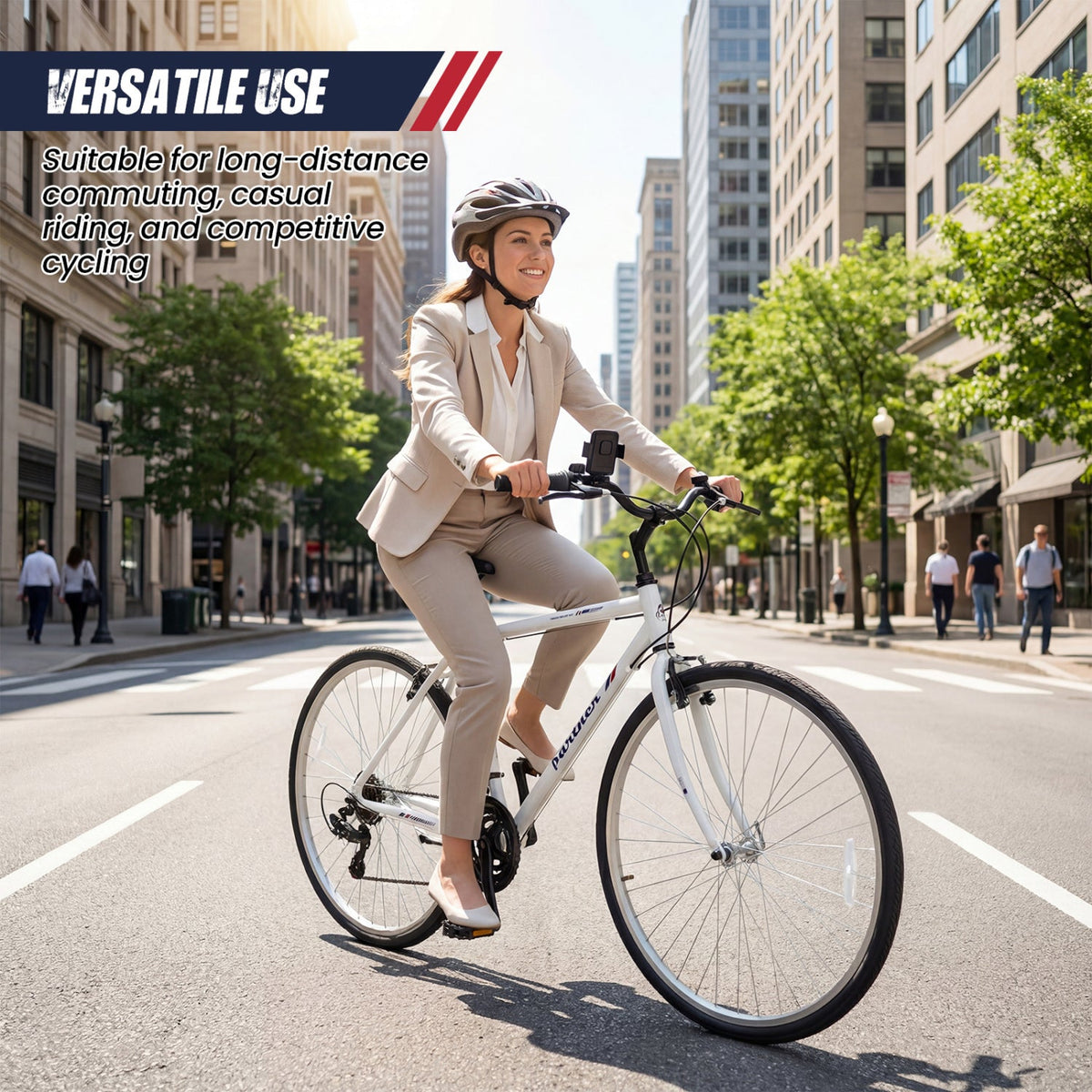 700C 18-Speed Shimano Hybrid City Bike