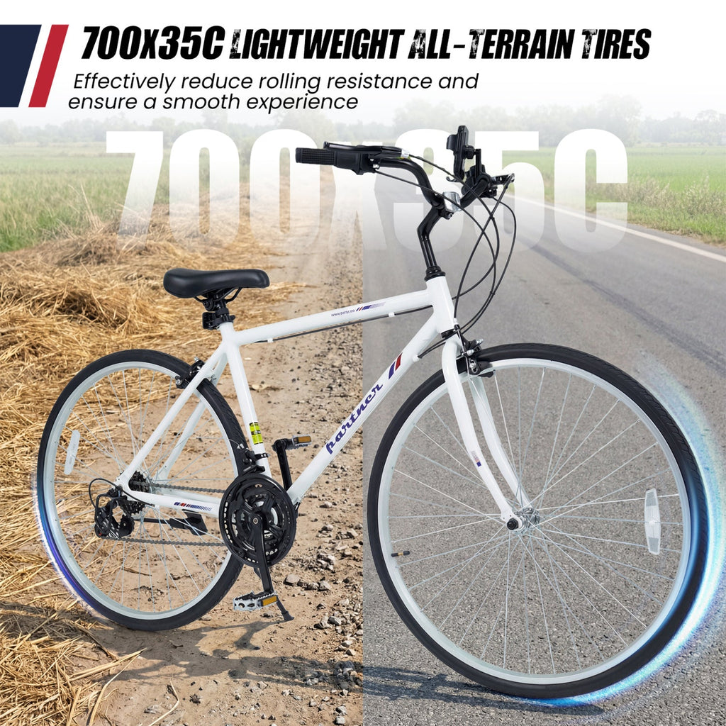 700C 18-Speed Shimano Hybrid City Bike