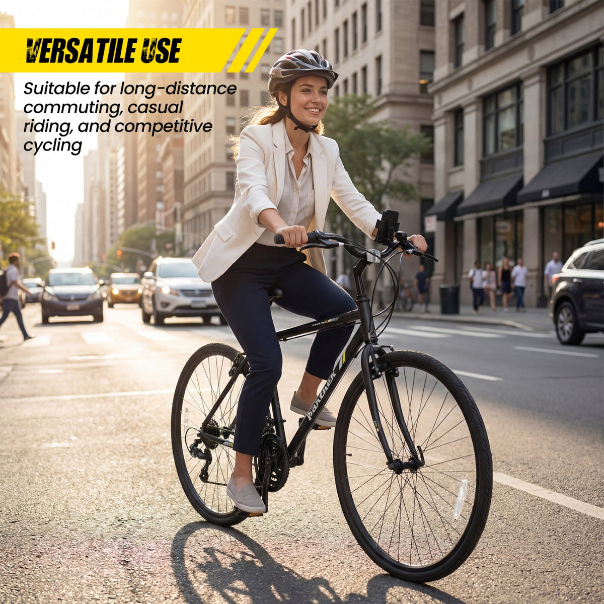 700C 18-Speed Shimano Hybrid City Bike