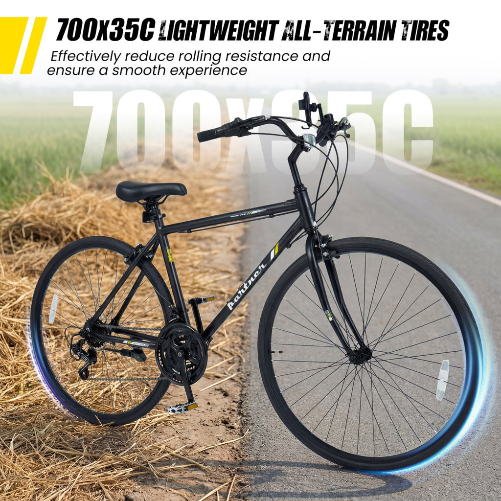 700C 18-Speed Shimano Hybrid City Bike