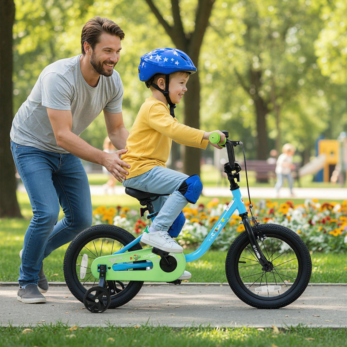 Kids 12/14/16-Inch Bicycle — Blue