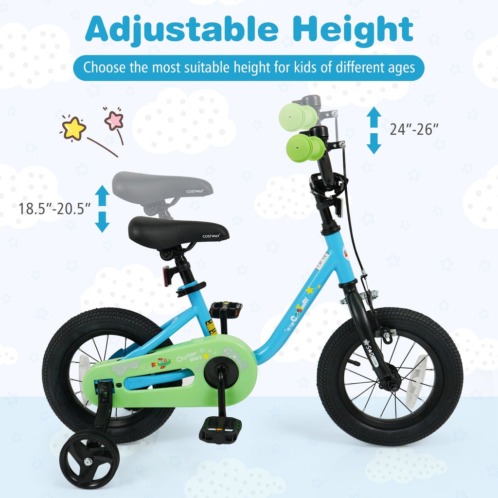 Kids 12/14/16-Inch Bicycle — Blue