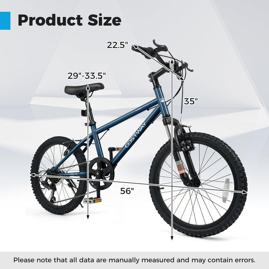 Kids 20/24-Inch Mountain Bike — Ages 8+
