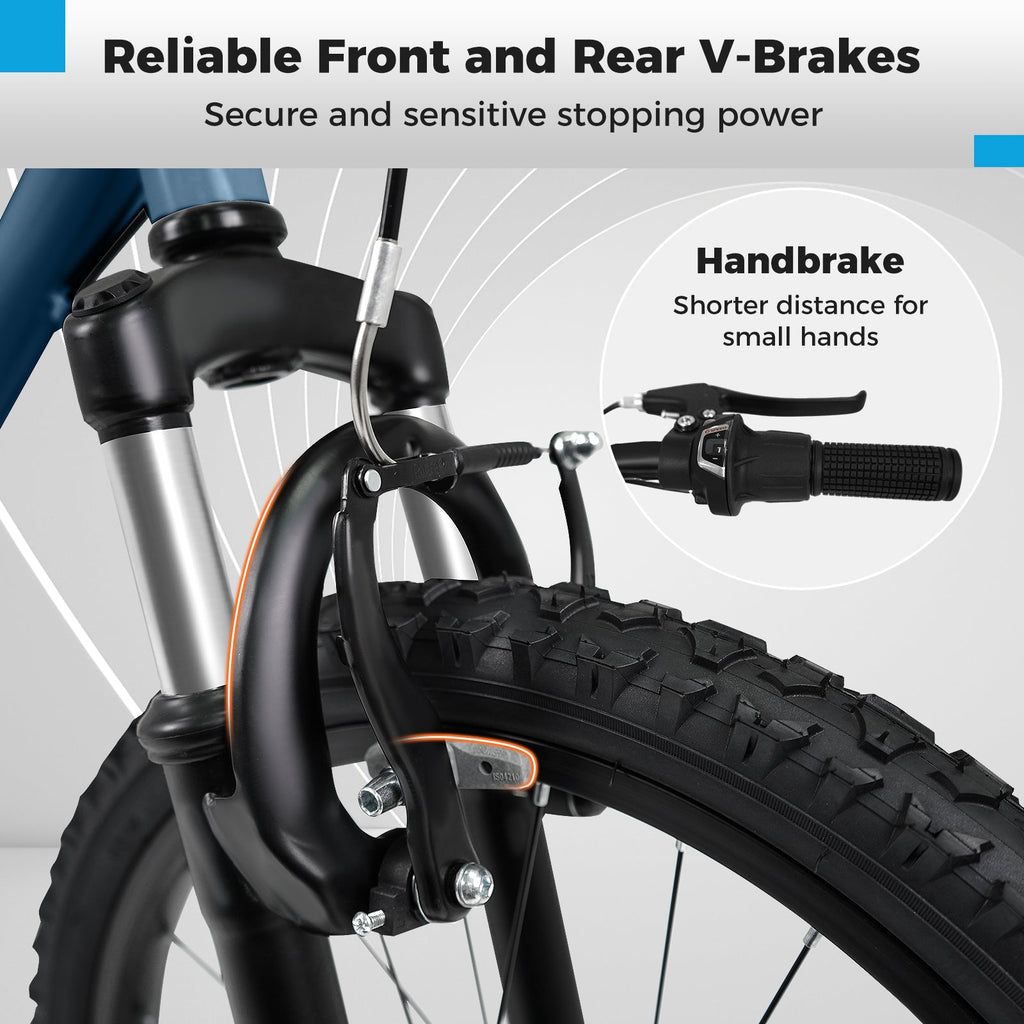 Kids 20/24-Inch Mountain Bike — Ages 8+