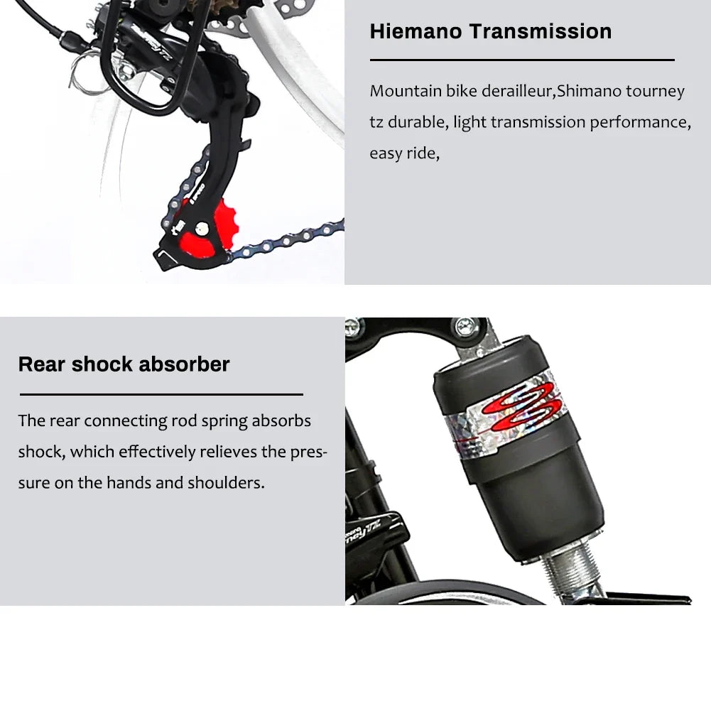 26-Inch 21-Speed Dual-Suspension Mountain Bike — Premium