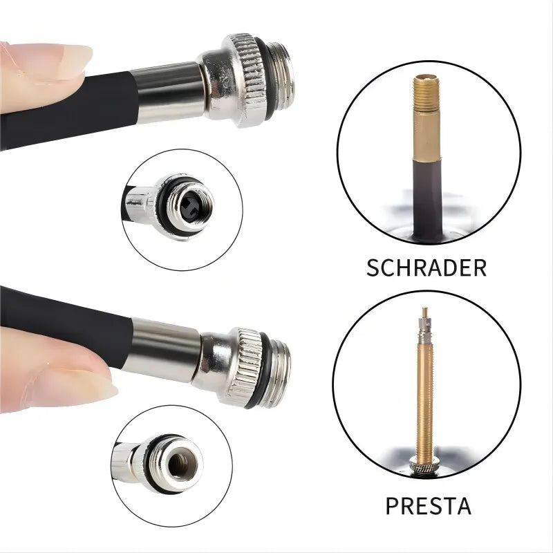 WEST BIKING 100 PSI Mini Aluminum Bike Pump
