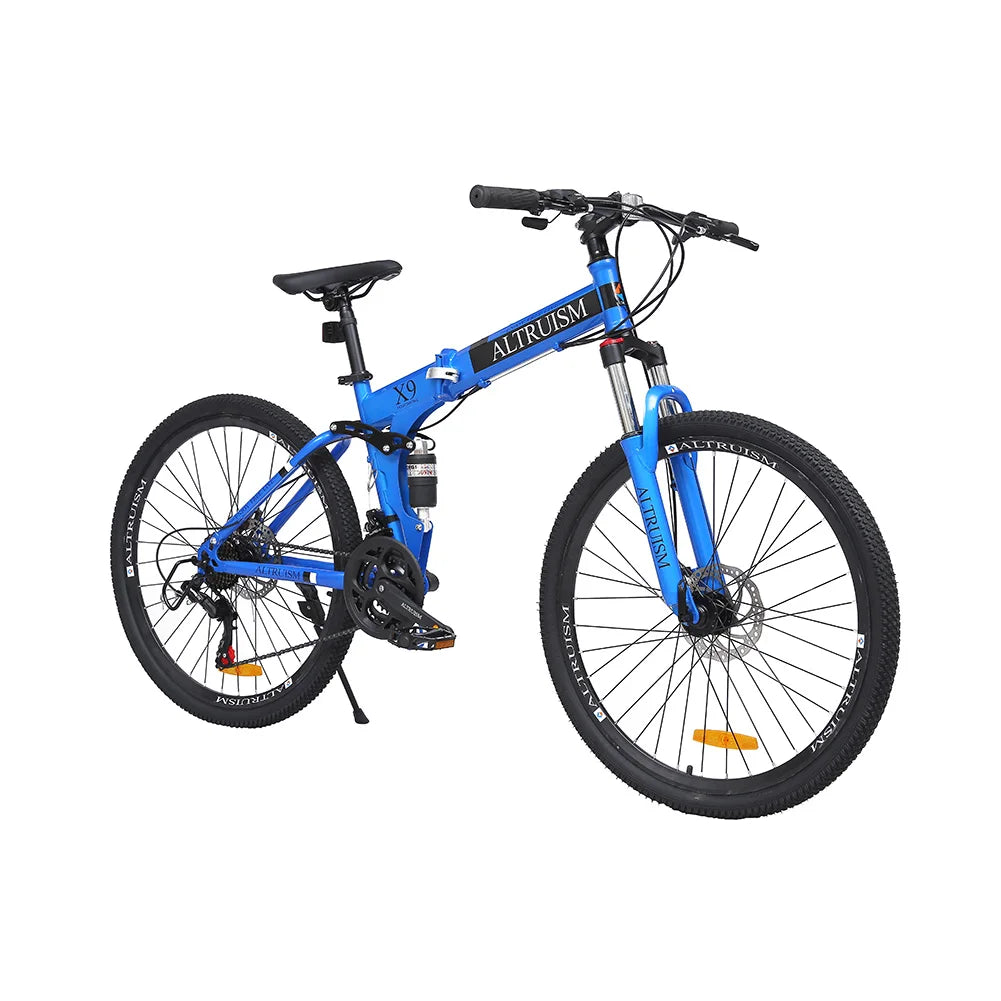 26-Inch 21-Speed Dual-Suspension Mountain Bike — Premium