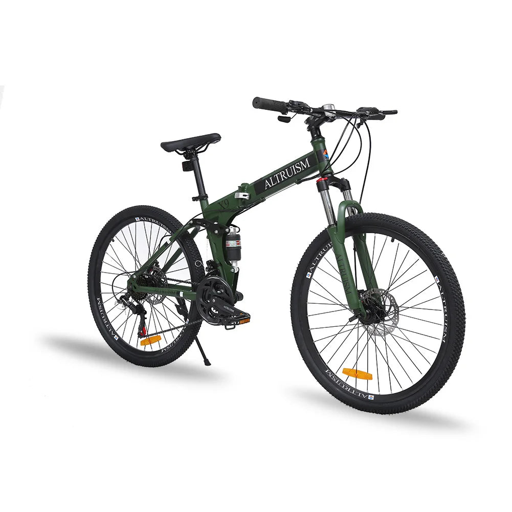 26-Inch 21-Speed Dual-Suspension Mountain Bike — Premium