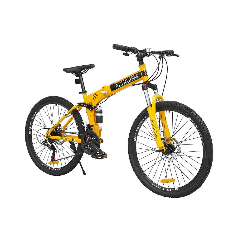26-Inch 21-Speed Dual-Suspension Mountain Bike — Premium