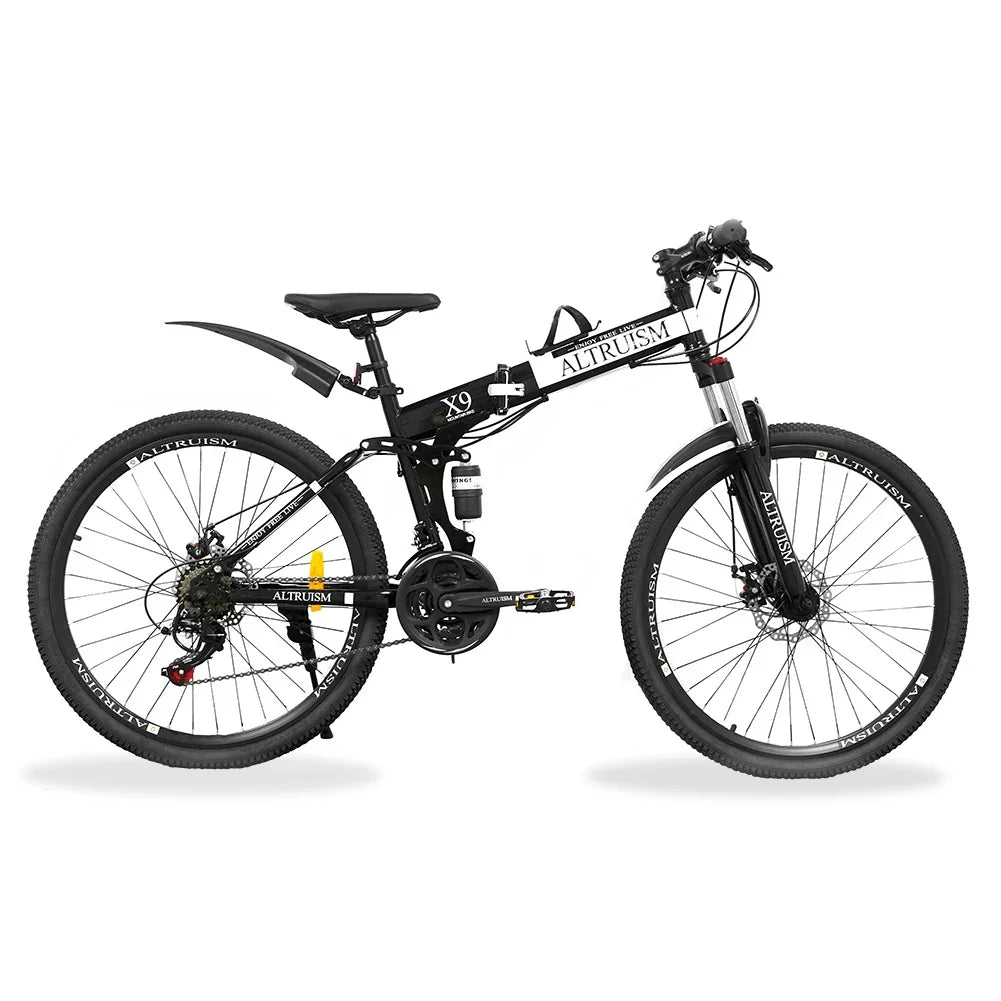 26-Inch 21-Speed Dual-Suspension Mountain Bike — Premium