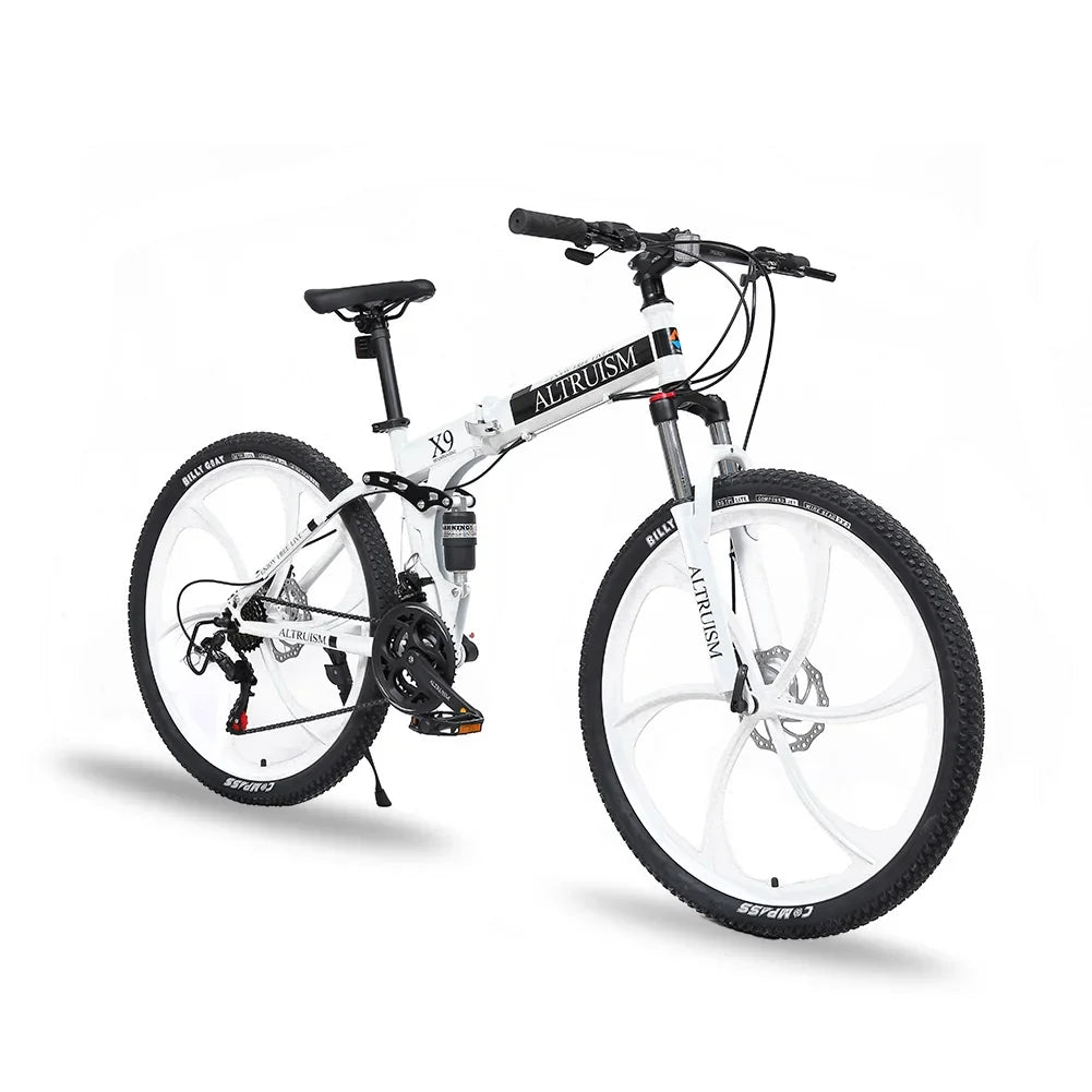 26-Inch 21-Speed Dual-Suspension Mountain Bike — Premium