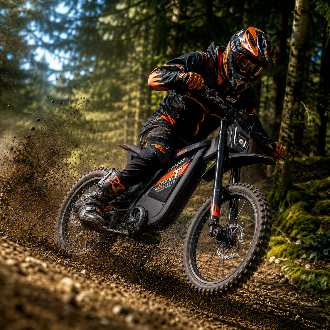 Ride Revolt T2000 Electric E-Moto (3000W Peak)
