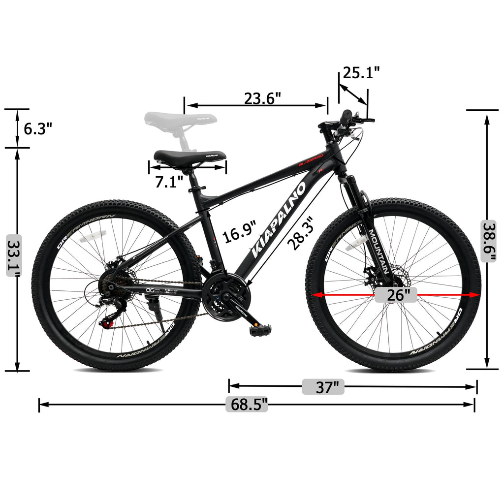 26-Inch AllTrail 21-Speed Hardtail Mountain Bike