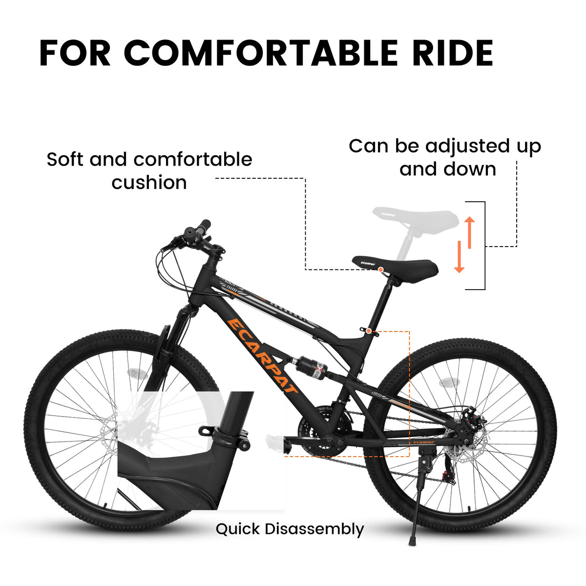 26-Inch 21-Speed Dual-Suspension Mountain Bike
