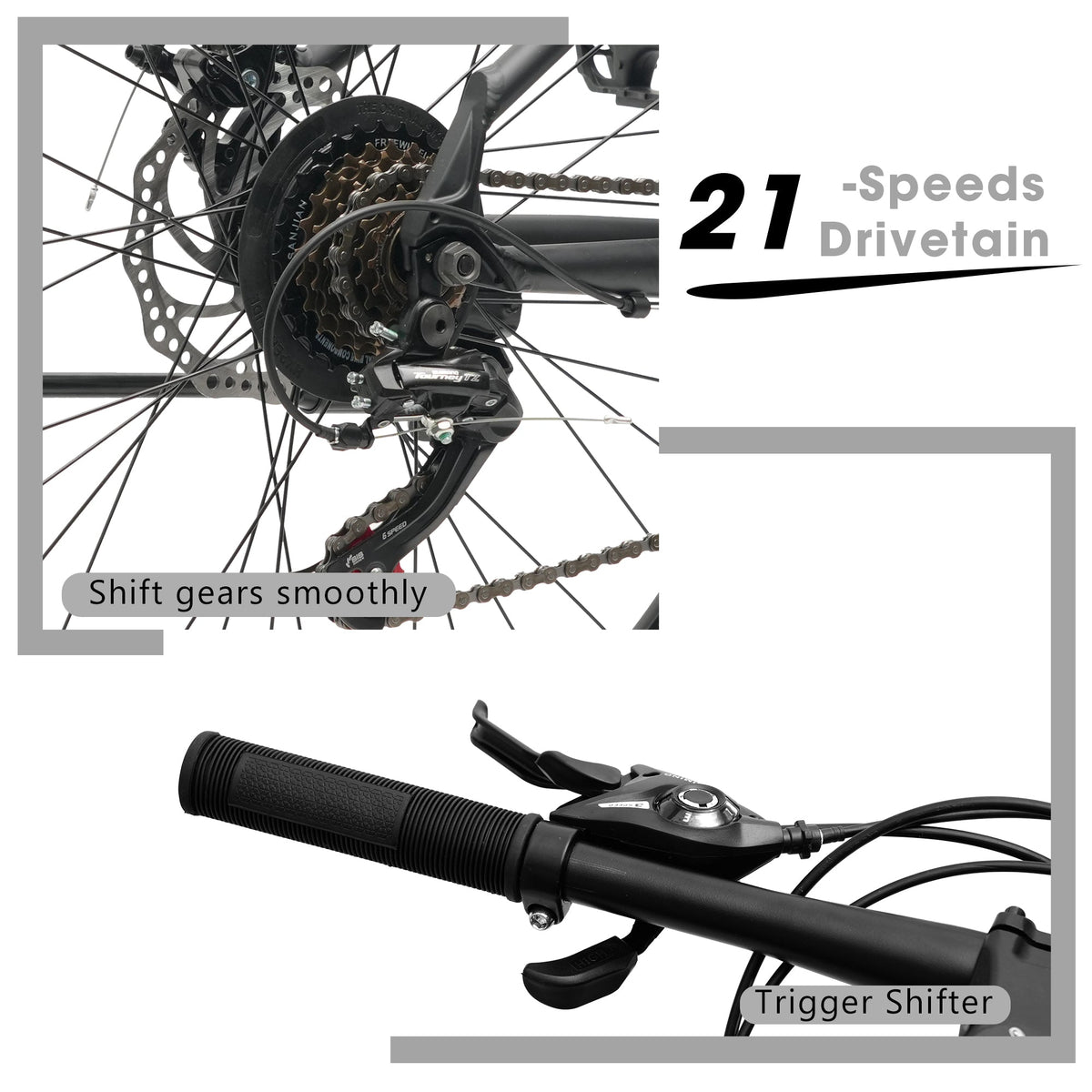 26-Inch AllTrail 21-Speed Hardtail Mountain Bike