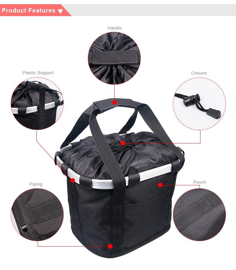 Detachable Front Handlebar Bike Basket