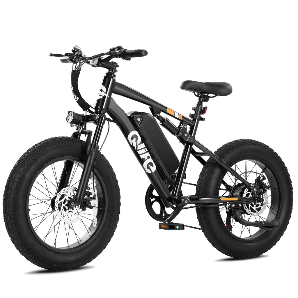 Qlife Racer Fat Tire 2.0 EB50Plus Black