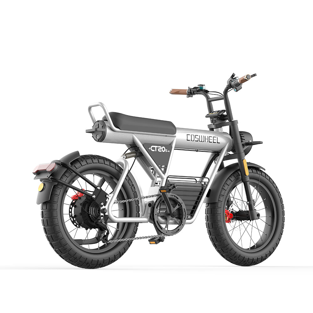COSWHEEL CT20S silver electric bike alternate product angle