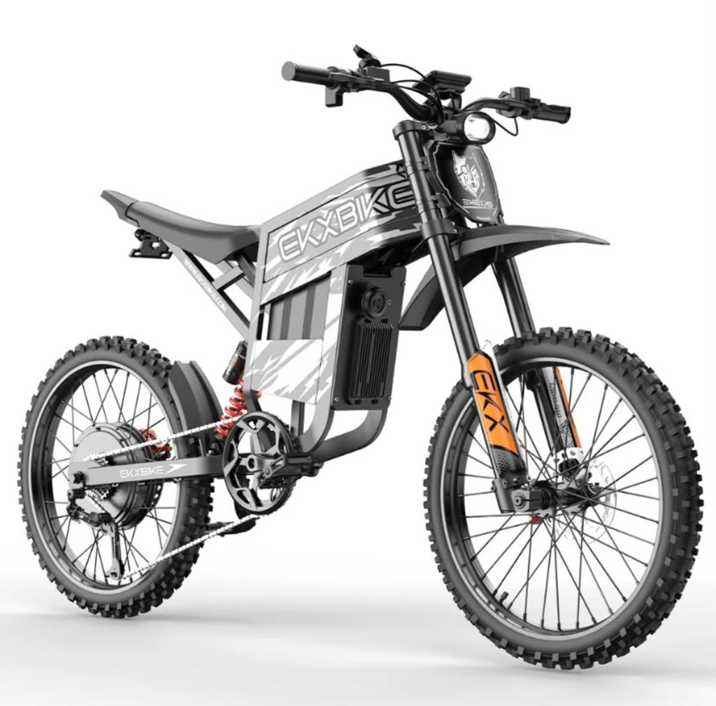 EKXBIKE studio three-quarter view
