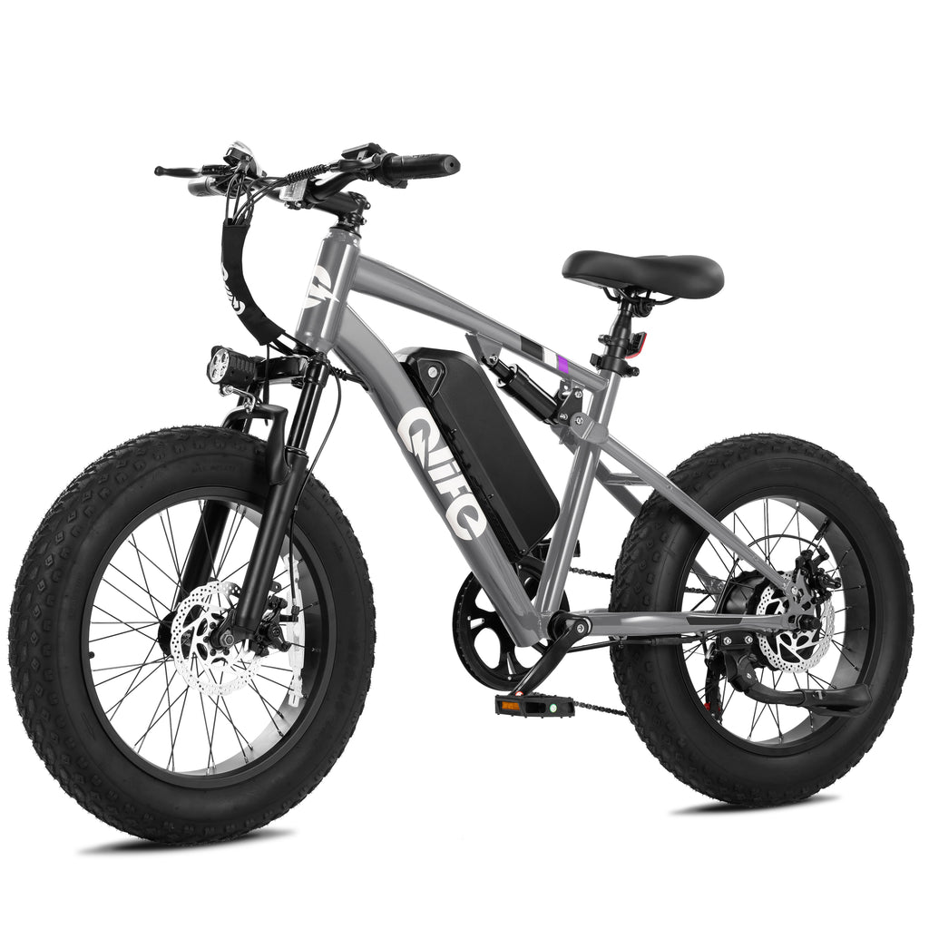 Qlife Racer Fat Tire 2.0 EB50Plus Gray