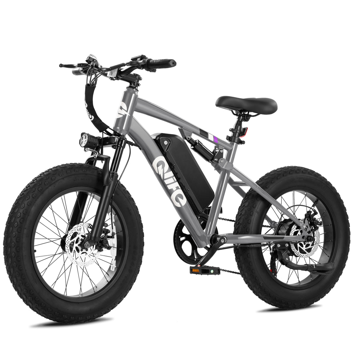 Qlife Racer Fat Tire 2.0 EB50Plus Gray