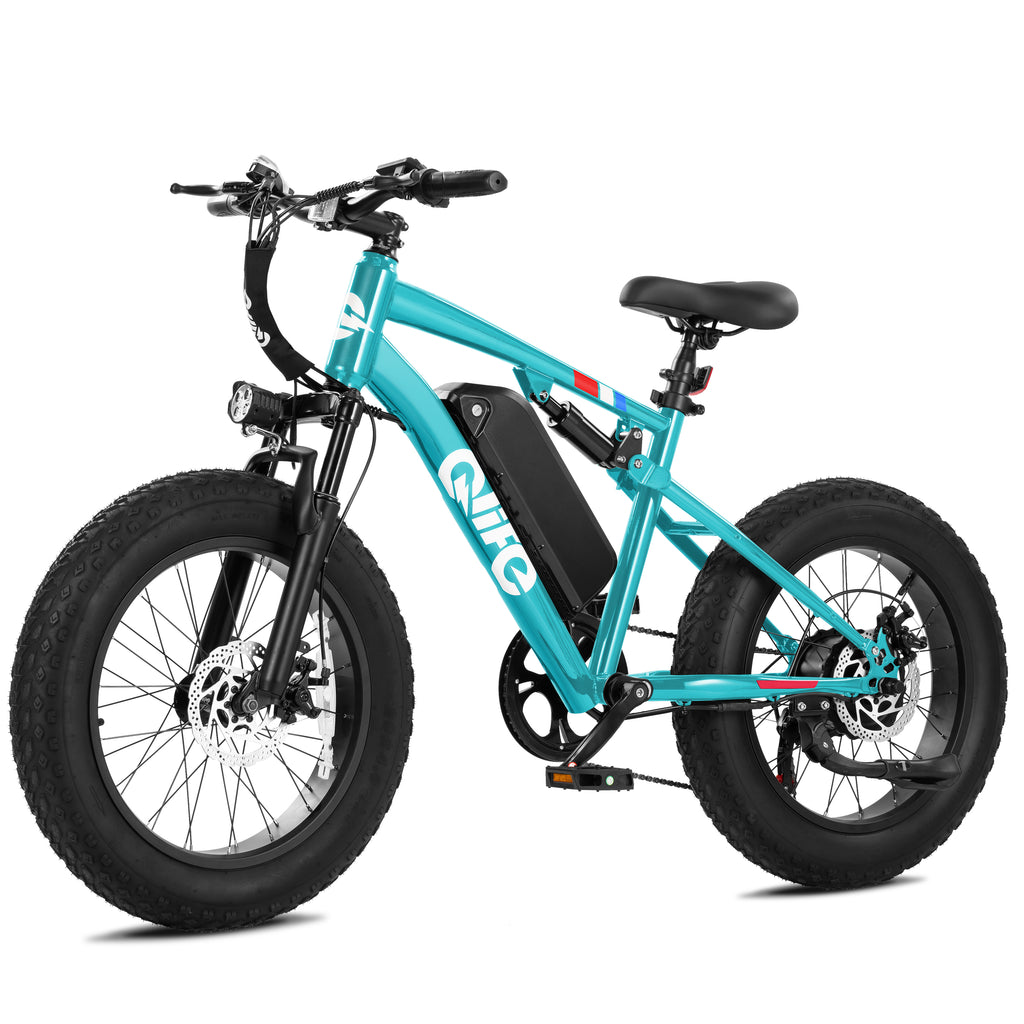Qlife Racer Fat Tire 2.0 EB50Plus Light Blue