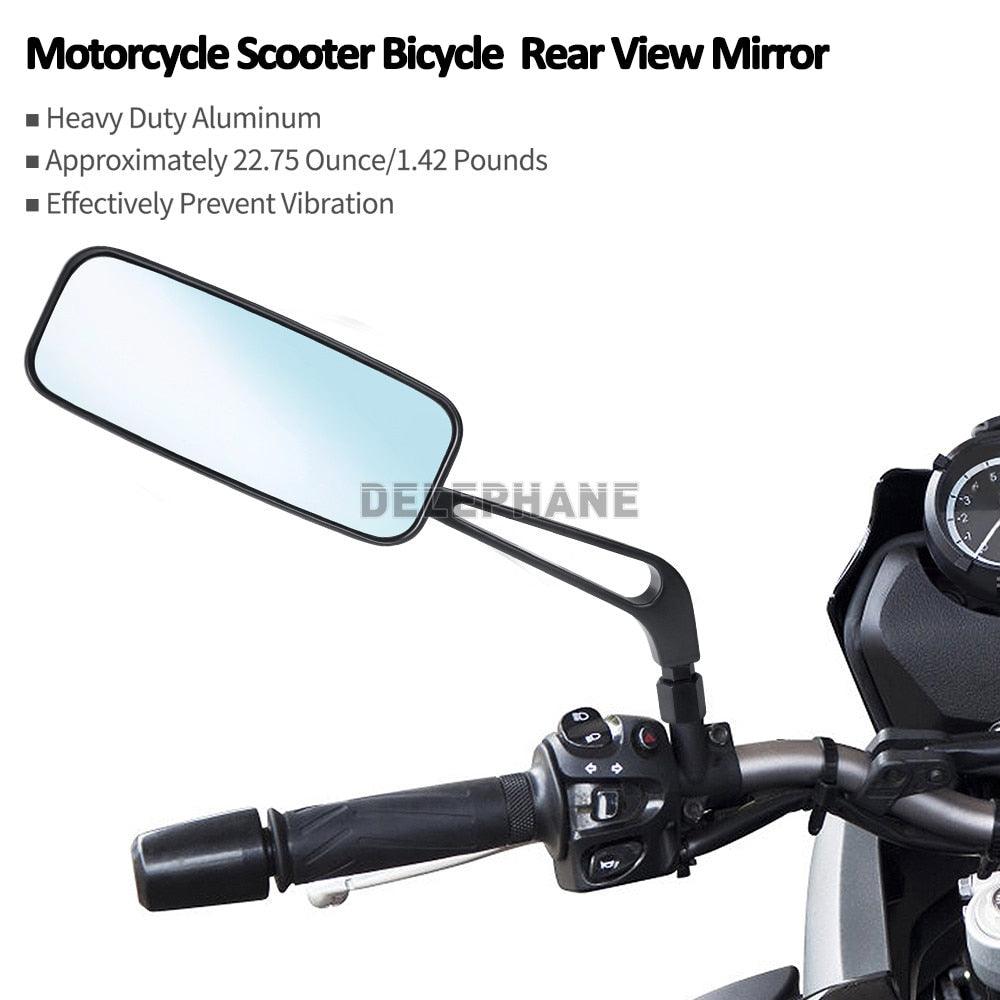 Aluminum Anti-Glare Bike Rear-View Mirrors