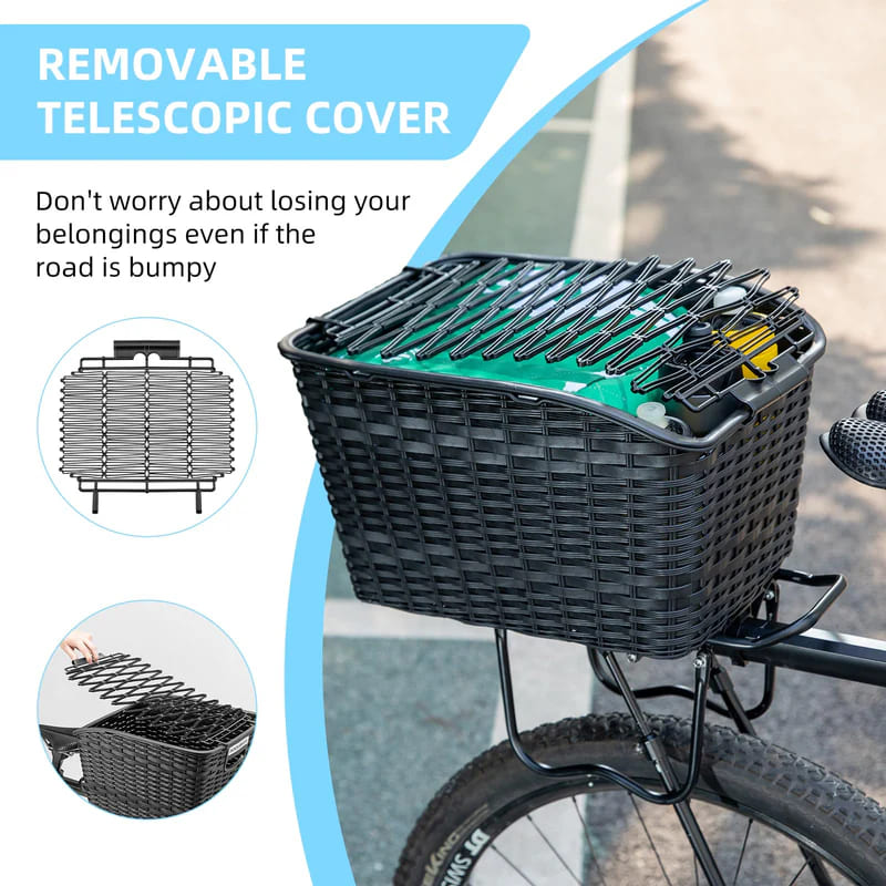ROCKBROS 30L Lightweight Rear Cargo Basket