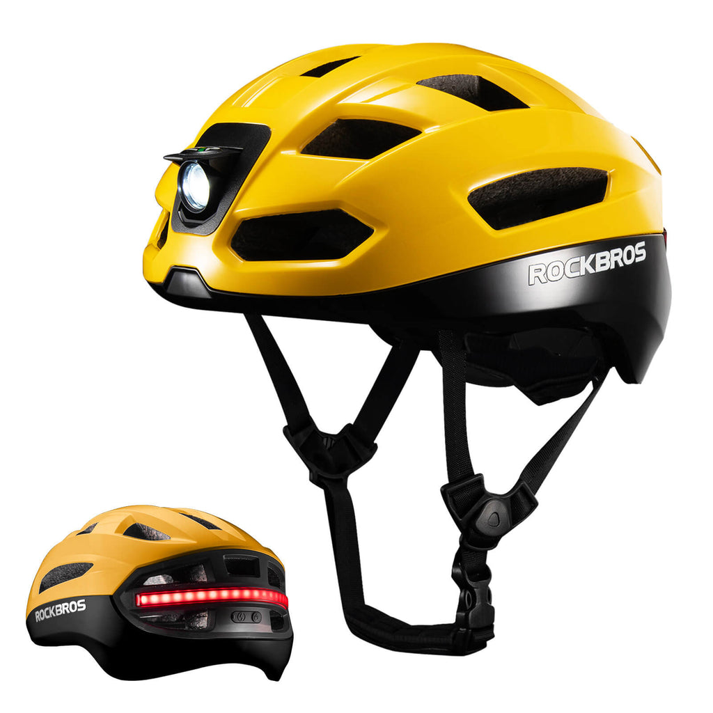 Smart Bike Helmet with Remote-Controlled Warning Lights