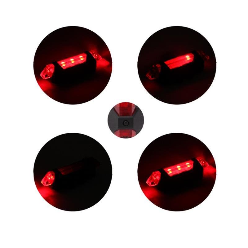 USB Rechargeable Waterproof Bike Light