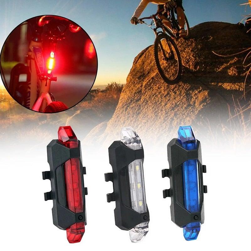 USB Rechargeable Waterproof Bike Light